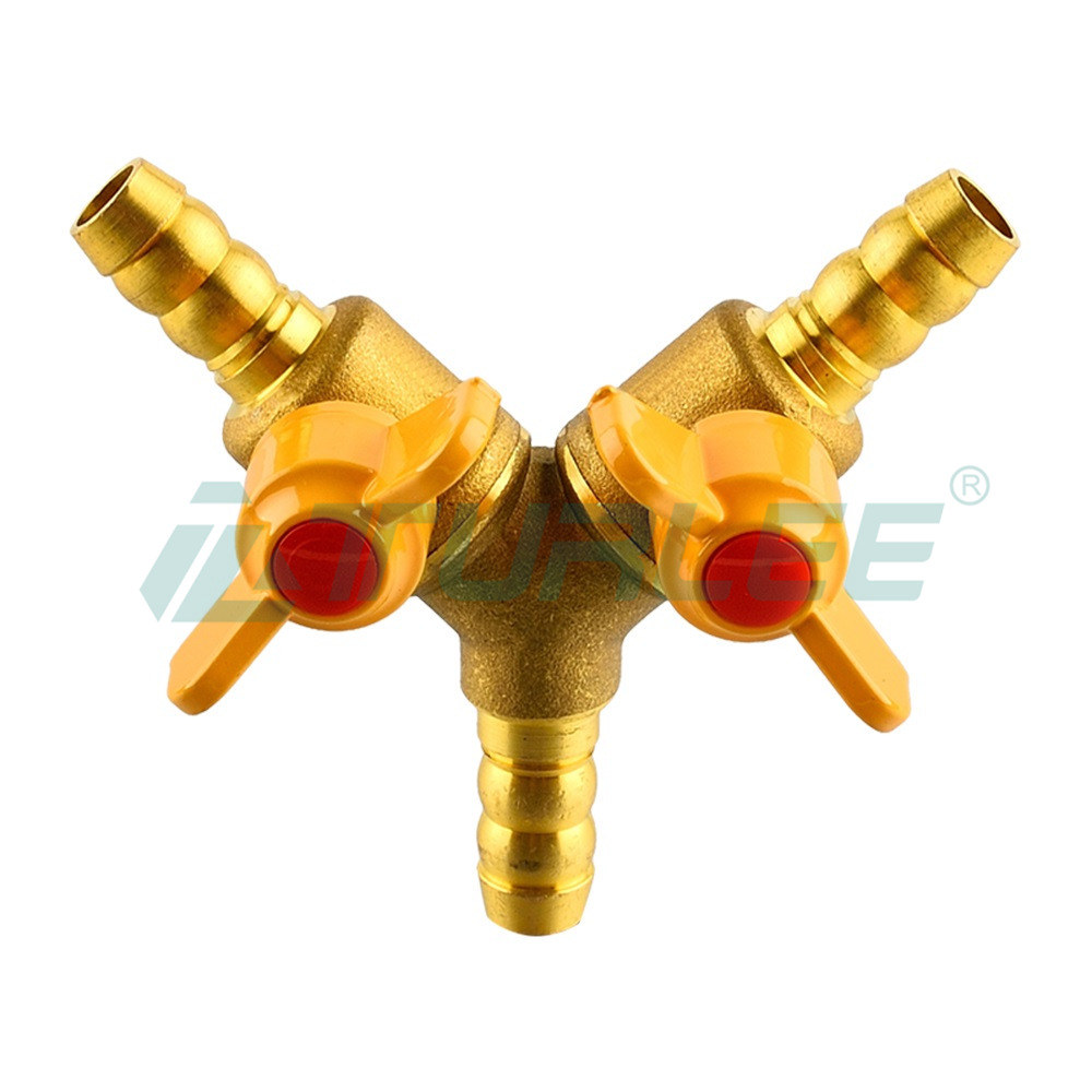 Y-type full socket Gas Valve