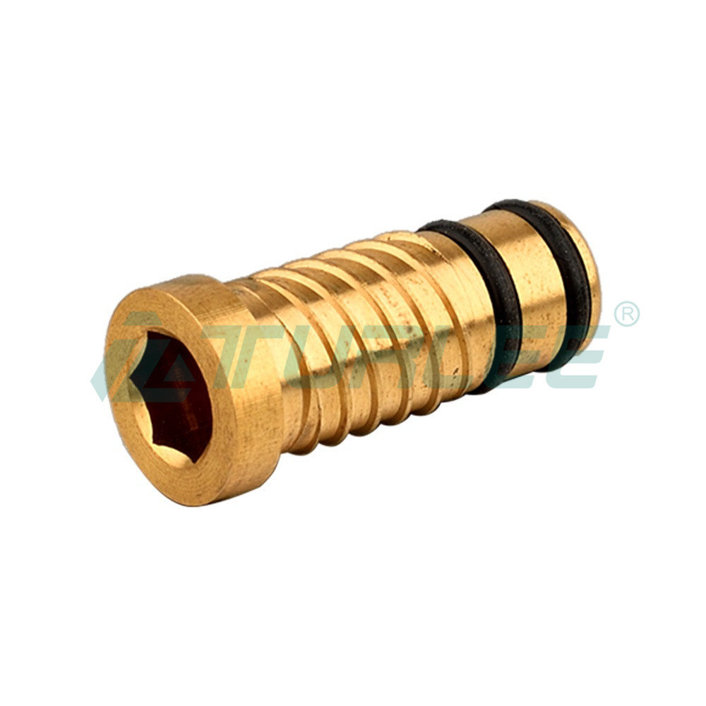 Aluminum - plastic tube ferrule plug 12