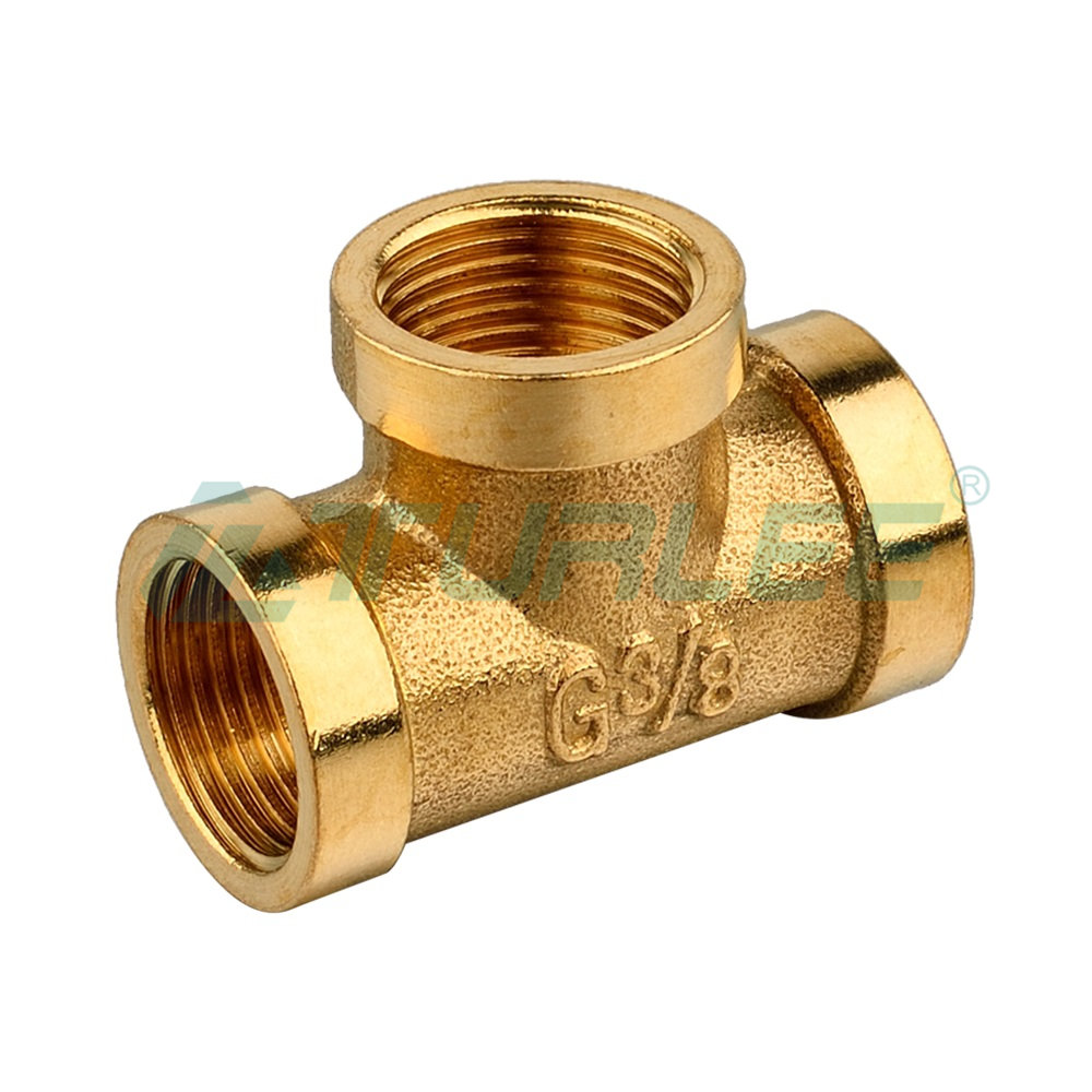 3-part copper tee with inner wire (DN10)