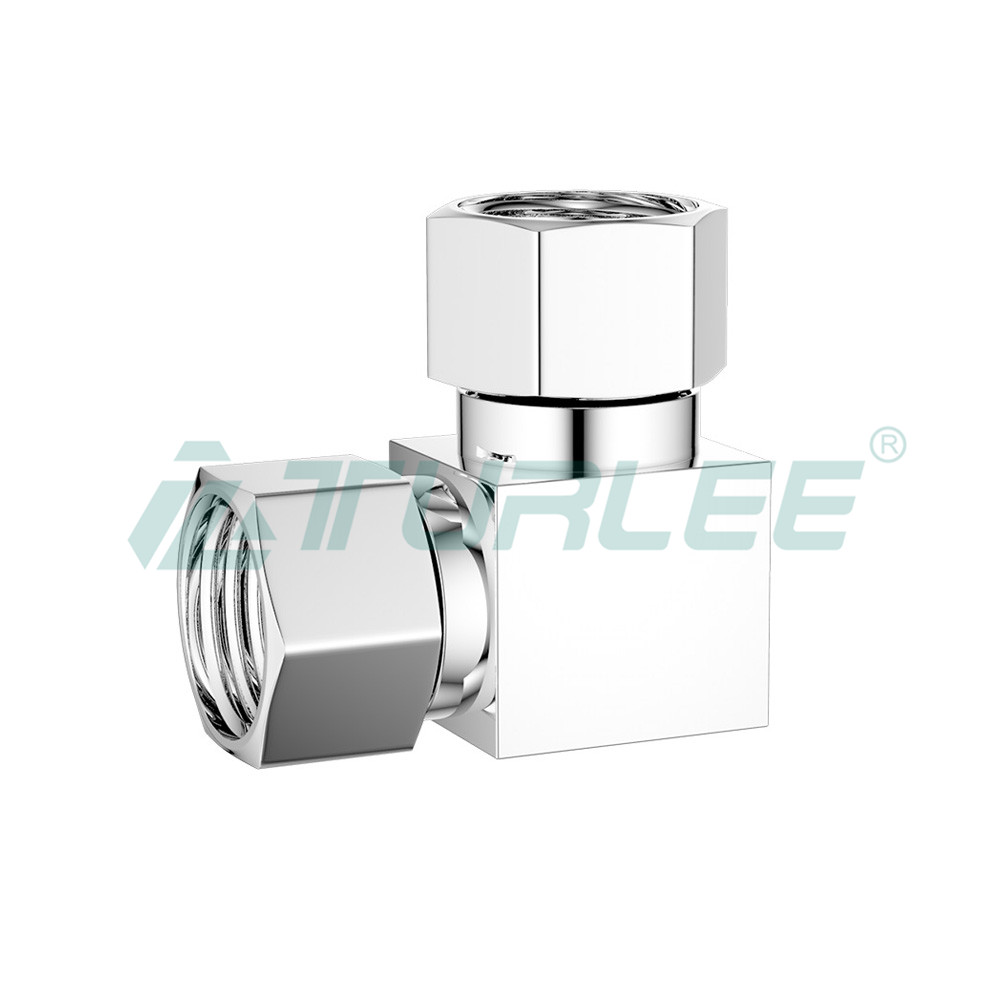 Four-point double inner wire square mirror articulated elbow
